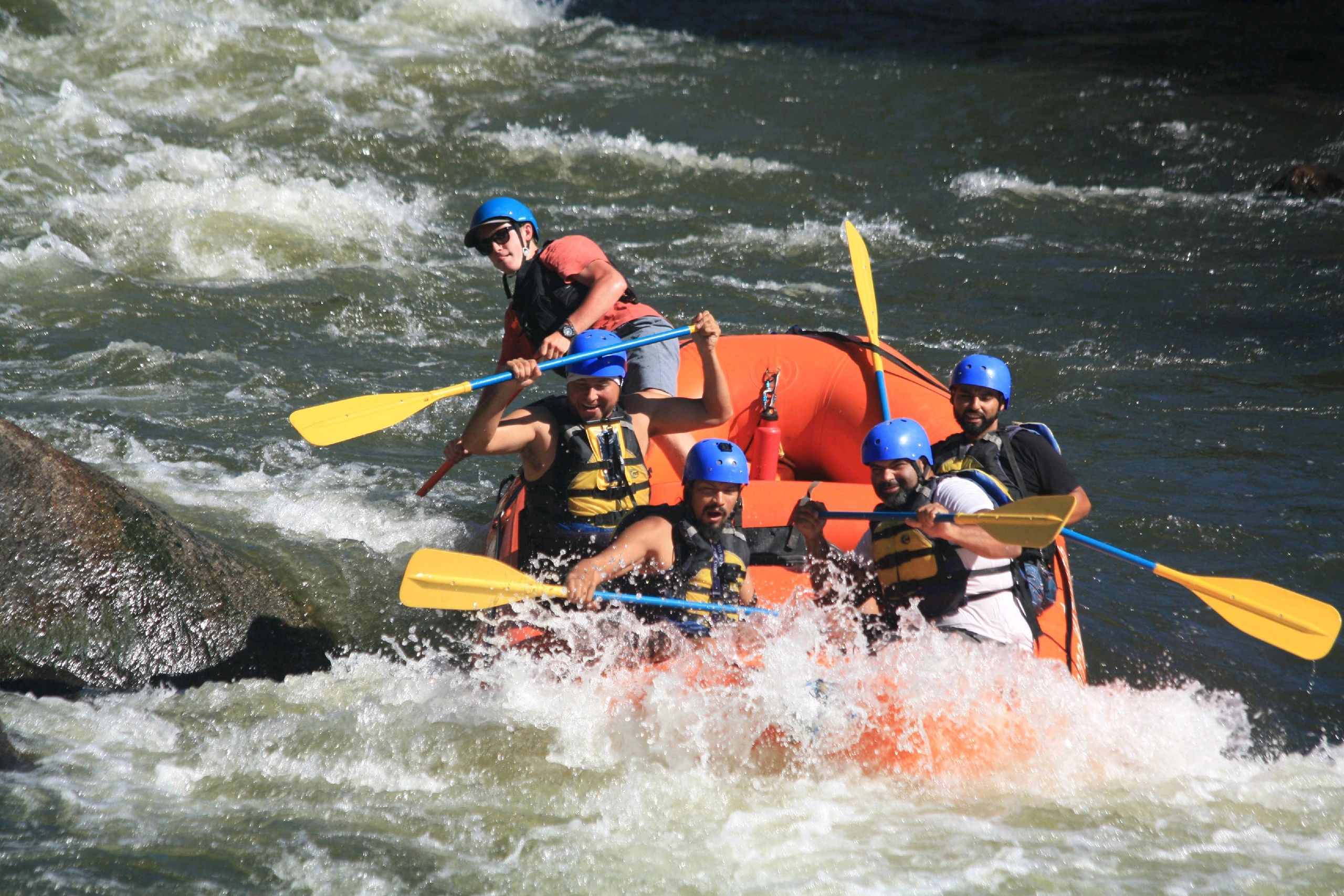 Group adventure in nature — connecting with the elements